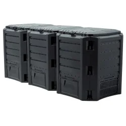 Компостер садовый модуль Prosperplast 1200л черный